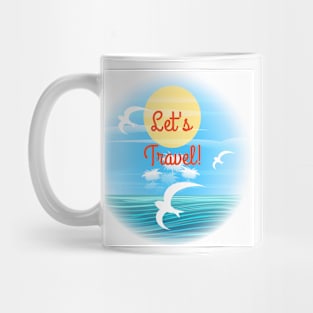 Travel theme Mug